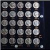 Image 7 : ***Auction Highlight*** Complete Jefferson Nickel Set 1938-1975 In Capital Plastic Holder 90 coins A