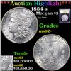 Image 1 : ***Auction Highlight*** 1884-s Morgan Dollar $1 Graded Select Unc By USCG (fc)