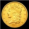 Image 2 : ***Auction Highlight*** 1837 HM-1 Gold Classic Head Half Eagle $5 Graded au50 By SEGS (fc)
