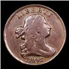 Image 2 : ***Auction Highlight*** 1802/0 Rev '02 C-2 R-3 Draped Bust Half Cent 1/2c Graded vf20 By SEGS (fc)