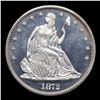 Image 2 : Proof ***Auction Highlight*** 1872 Seated Half Dollar 50c Graded pr64 DCAM By SEGS (fc)