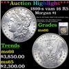 Image 1 : ***Auction Highlight*** 1899-s vam 16 R5 Morgan Dollar $1 Graded ms66 By SEGS (fc)