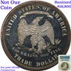 Image 7 : Proof *HIGHLIGHT OF ENTIRE AUCTION* 1877 Trade Dollar $1 Graded pr65+ dcam By SEGS (fc)