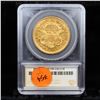 Image 5 : ***Auction Highlight*** 1876-cc Variety 3-A Gold Liberty Double Eagle $20 Graded ms60 By SEGS (fc)