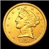Image 2 : ***Auction Highlight*** 1856-d Variety 39-FF Gold Liberty Half Eagle $5 Graded Select Unc By USCG (f