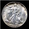 Image 2 : 1939-s Walking Liberty Half Dollar 50c Grades Choice+ Unc