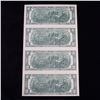 Image 3 : UNCUT MINT SHEET of 4x *Star Note* 1976 $2 Federal Reserve Notes All GEM or Better