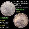Image 1 : 1811 O-106 R3 Capped Bust Half Dollar 50c Grades xf