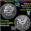 Image 1 : ***Auction Highlight*** 1904-o Morgan Dollar $1 Graded Choice Unc DMPL By USCG (fc)