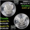 Image 1 : 1880-s Morgan Dollar $1 Grades Select Unc+ PL