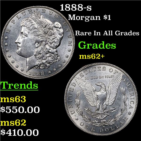 1888-s Morgan Dollar $1 Grades Select Unc