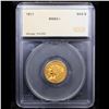 Image 4 : ***Auction Highlight*** 1911-p Gold Indian Quarter Eagle $2 1/2 Graded ms63+ By SEGS (fc)