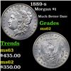 Image 1 : 1889-s Morgan Dollar $1 Grades Select Unc