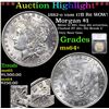 Image 1 : ***Auction Highlight*** 1882-o vam 17B R6 WOW! Morgan Dollar $1 Graded ms64+ By SEGS (fc)