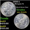 Image 1 : 1900-s Morgan Dollar $1 Grades Unc Details
