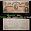 Image 1 : $100 Confederate bill, 1864 Lucy Holcombe Pickens, the Queen of the Confederacy T-65 Grades vf+