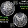 Image 1 : 1882-s Morgan Dollar $1 Grades GEM Unc PL