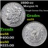 Image 1 : 1890-cc Morgan Dollar $1 Grades Choice AU