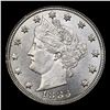 Image 2 : 1883 n/c Mint Error Liberty Nickel 5c Grades GEM+ Unc