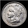 Image 2 : 1867 Three Cent Copper Nickel 3cn Grades Select+ Unc