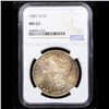 Image 2 : NGC 1901-o Morgan Dollar $1 Graded ms63 By NGC
