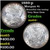 Image 1 : 1889-p Morgan Dollar $1 Grades Choice+ Unc
