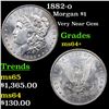 Image 1 : 1882-o Morgan Dollar $1 Grades Choice+ Unc