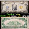 Image 1 : 1934A $10 Silver Certificate North Africa WWII Emergency Currency Grades vf+