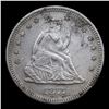 Image 2 : 1877-s Seated Liberty Quarter 25c Grades AU Details
