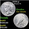 Image 1 : 1926-p Peace Dollar $1 Grades Unc Details