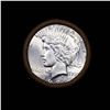 Image 3 : *Auction Highlight* AU/BU Slider Rutland Shotgun Solid Date Peace $1 Roll 1923-p  Virtually UNC (f