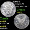 Image 1 : 1900-o Morgan Dollar $1 Grades Choice+ Unc