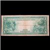 Image 3 : 1914 $5 Large Size Blue Seal Federal Reserve Note, Chicago, IL  7-G Grades vf, very fine
