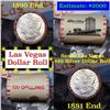 Image 1 : ***Auction Highlight*** Full Morgan/Peace Sands Hotel silver $1 roll $20, 1881 & 1900 end (fc)