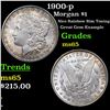 Image 1 : 1900-p Morgan Dollar $1 Grades GEM Unc