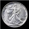 Image 2 : 1917-p Walking Liberty Half Dollar 50c Grades Choice AU/BU Slider