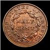 Image 3 : 1833 Classic Head half cent 1/2c Grades Choice AU