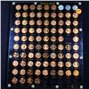 Image 2 : ***Auction Highlight*** Near Complete Lincoln Cent Capital Plastic Holder 1941-1973 83 coins (fc)