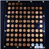 Image 3 : ***Auction Highlight*** Near Complete Lincoln Cent Capital Plastic Holder 1941-1973 83 coins (fc)