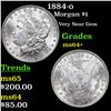 Image 1 : 1884-o Morgan Dollar $1 Grades Choice+ Unc