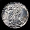 Image 2 : 1945-p Walking Liberty Half Dollar 50c Grades Choice+ Unc