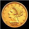 Image 2 : ***Auction Highlight*** 1871-p Gold Liberty Quarter Eagle $2 1/2 Graded au55 details By SEGS (fc)