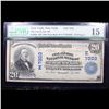 Image 2 : 1902 $20 National Currency Blue Seal Hugh McCulloch 'The Coal & Iron National Bank Of NYC' FR-650 GR