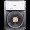 Image 4 : ***Auction Highlight*** 1857-p Seated Liberty Half Dime 1/2 10c Graded ms65 By SEGS (fc)
