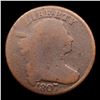Image 2 : 1807 Draped Bust Large Cent 1c Grades g, good