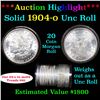 Image 1 : ***Auction Highlight*** Full solid date 1904-o Uncirculated Morgan silver dollar roll, 20 coins (fc)