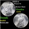 Image 1 : 1923-s Peace Dollar $1 Grades Choice Unc