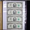 Image 3 : UNCUT MINT SHEET of 4x 2003 $2 Federal Reserve Notes All GEM or Better