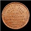 Image 3 : 1864 Sanitary Commission F-MA-530A-1a R5 Civil War Token 1c Graded au58 By SEGS