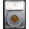 Image 4 : 1864 Sanitary Commission F-MA-530A-1a R5 Civil War Token 1c Graded au58 By SEGS